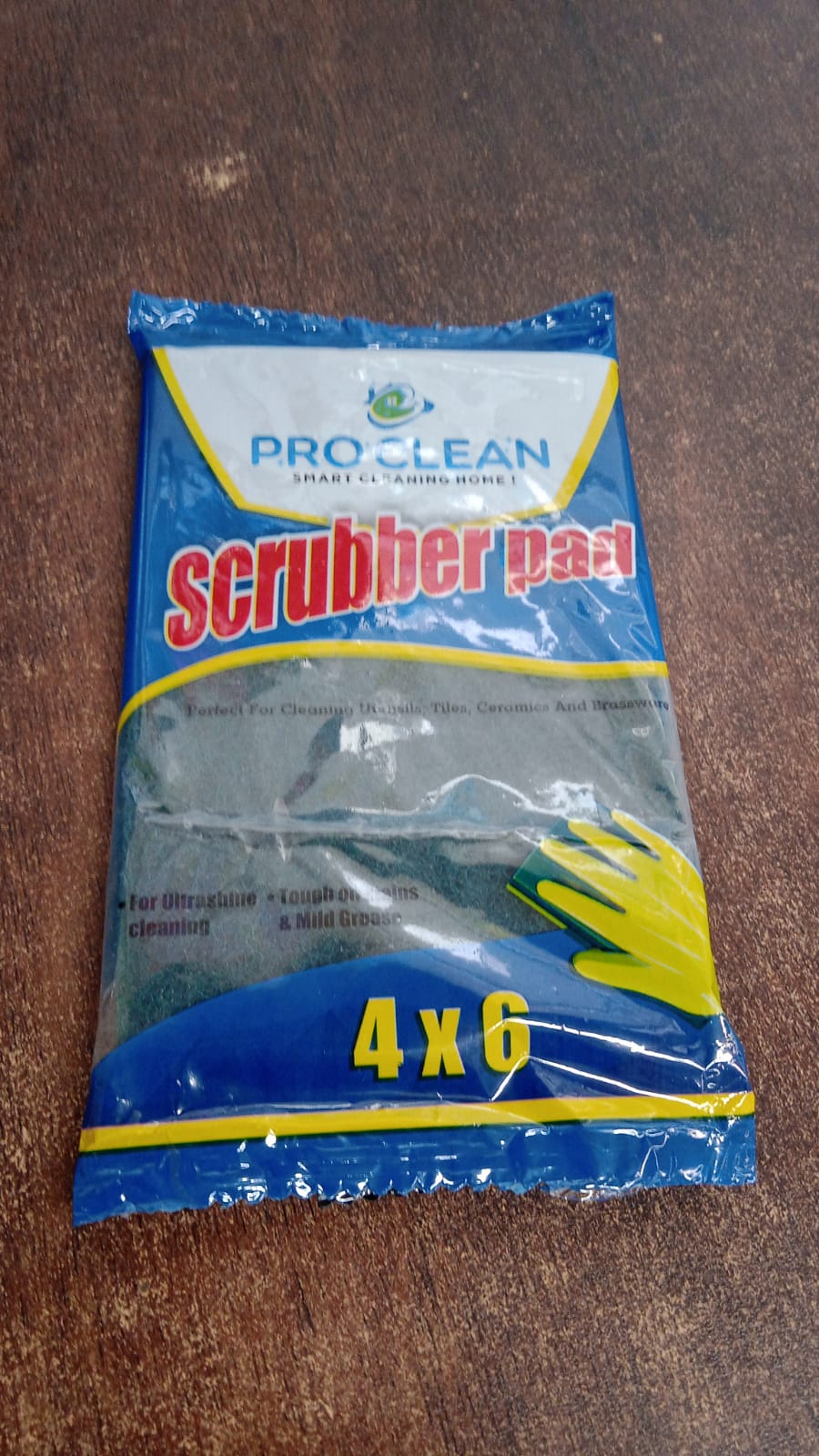 Pro Clean Heavy-Duty Kitchen Scrubber Pad – 4x6 inch (1 Pc) Pro Clean Heavy-Duty Kitchen Scrubber Pad – 4x6 inch (1 Pc)